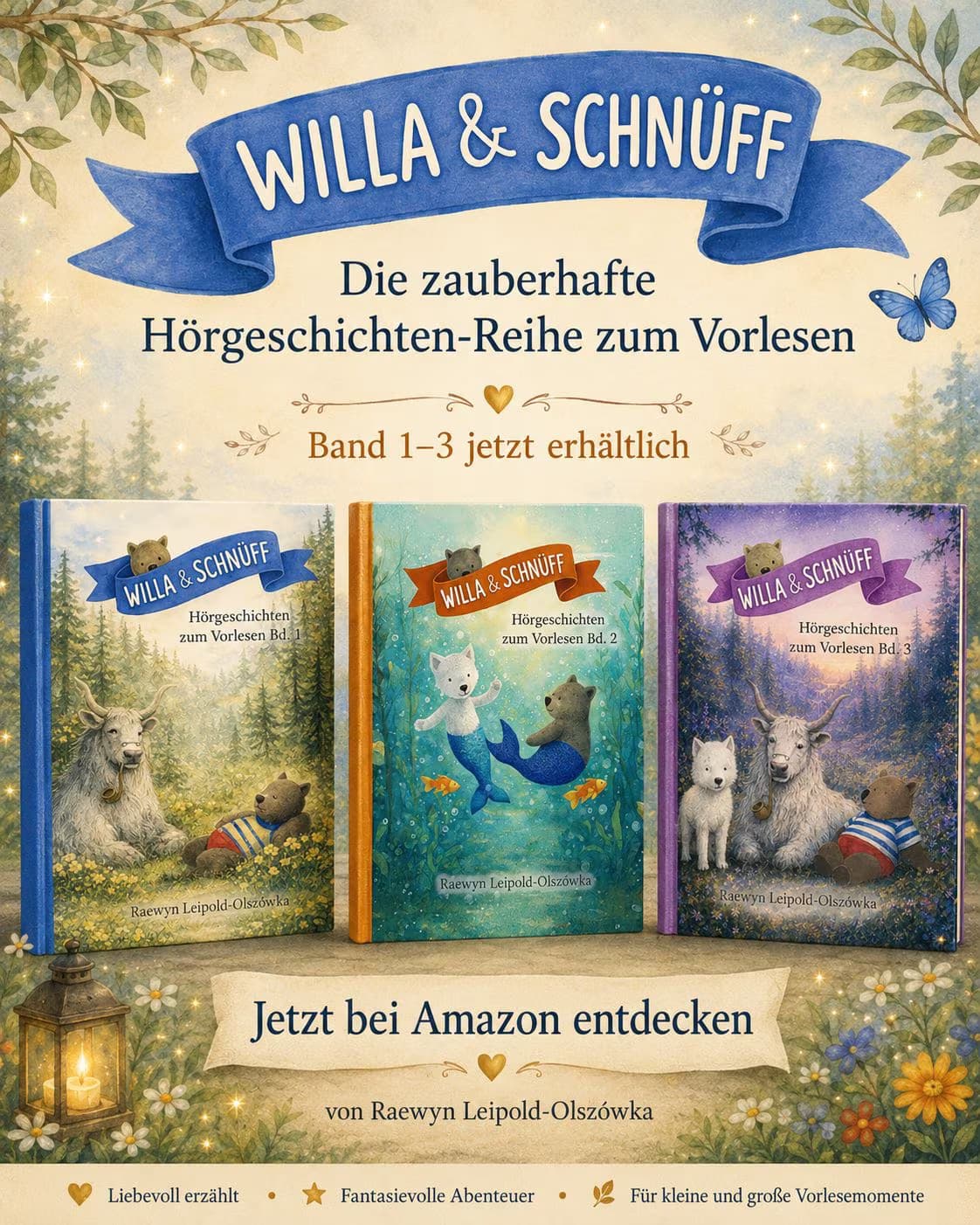 Willa & Schnüff – Hörgeschichten zum Vorlesen, Band 1 bis 3